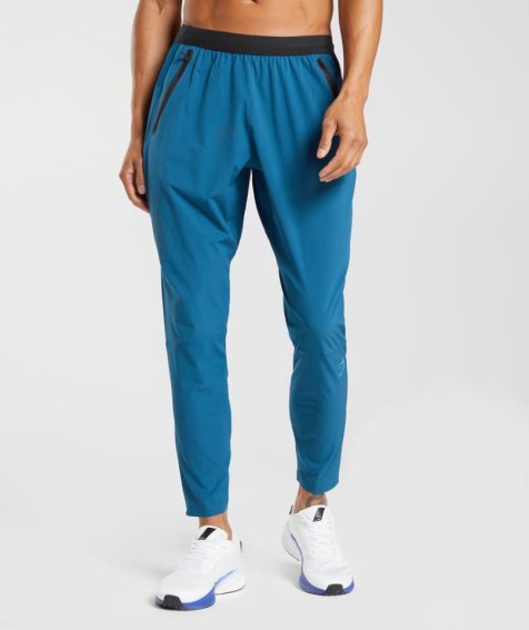 Men's Gymshark Hybrid Woven Jogger Blue | NZ 8DTNZG